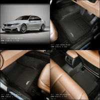 พรมปูพื้นรถยนต์ 3D สำหรับ BMW 3 series ( F30 ) 2015-2018 LCI**