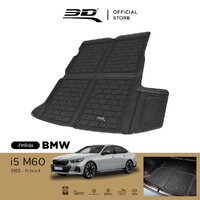 ถาดท้ายรถยนต์ 3D Mats BMW 5 series M60 ** i5 ไฟฟ้าล้วน **