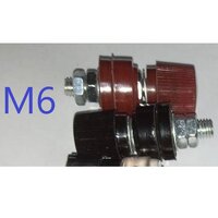 ขั้วสายแบตเตอรี่ขนาด6มม.(1คู่)/M6 Stud Premium Remote Battery Power Junction Post Connector Terminal(1 pair)