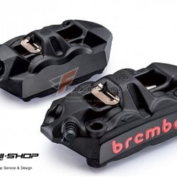 ปั้มเบรกหลัง Brembo Racing 100mm M4 สีดำ