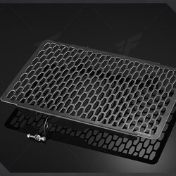 การ์ดหม้อน้ำสแตนเลส (หนา 1.2 mm) ชุบผิวไทเทเนียม Bikers Honda CBR650R