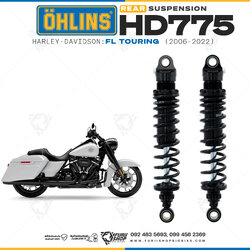 โช๊คหลังแต่ง Ohlins HD775 For Harley-Davidson FL Touring (Road King, Street Glide, Electra Glide etc) ปี 2006-2022