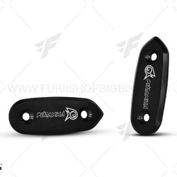 อุดกระจก PIRANHA สีดำ FOR YAMAHA R15 2017