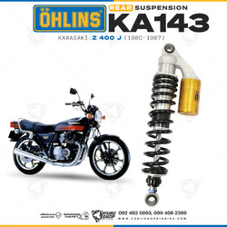 โช๊คหลังแต่ง OHLINS KA 143 For Kawasaki Z400J 1980-1987