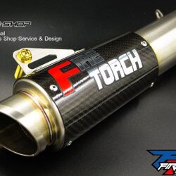 ท่อมอเตอร์ไซค์ FireTorch Exhaust V-Two เคฟล่าปากเฉียง ท่อแต่ง ท่อสูตร ท่อบิ๊กไบค์ ท่อBigbike ท่อไอเสีย