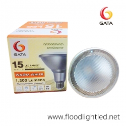 หลอด LED PAR38 15w ขั้วE27 ยี่ห้อGATA (แสงส้ม)