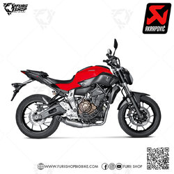 ท่อแต่ง Akrapovic Titanium ตัว 3 รู Aluminium Logo Limited : for Yamaha XSR900 2017-2021