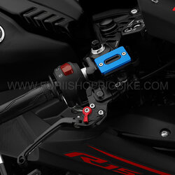 ฝาปิดกระปุกน้ำมันเบรกหน้า BIKER สีน้ำเงิน FOR YAMAHA R15 2017