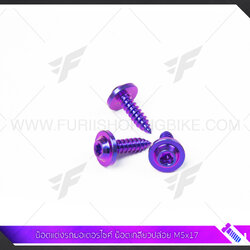 น๊อตแต่งรถมอเตอร์ไซค์ ไทเทเนี่ยม TITABOLT น๊อตเกลียวปล่อย M5x17