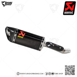 ท่อแต่ง Akrapovic Slip on APC Carbon : for Honda CB300R 2018-2019