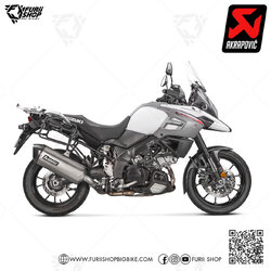 ท่อแต่ง Akrapovic Slip on Titanium : for Suzuki Vstorm 1000 14-19