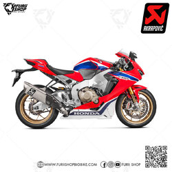 ท่อแต่ง Akrapovic Slip on ปลายดาบ GP Logo Aluminium Limited : for Honda CBR1000RR 2017-2019 SP