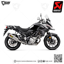 ท่อแต่ง Akrapovic 3/4 Slip on Titanium : for Suzuki Vstorm 650 17-23
