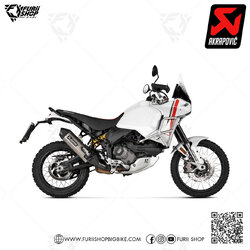 ท่อมอเตอร์ไซค์ Akrapovic Slip on Aluminium Logo Limited edition : for Ducati Desert X 950 2022-2023