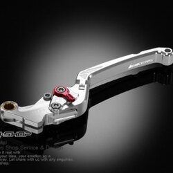 มือเบรกหน้า ปรับระดับ พับได้ bikers for MSX สีเงิน