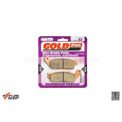 ผ้าเบรกหน้า GOLDFREN S3 FOR TRIUMPH STREET TRIPLE 675 (2007-2013)