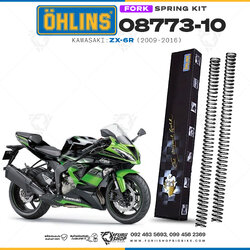 สปริงโช้คหน้า Ohlins 08773-10 For Kawasaki ZX-6R 2009-2016