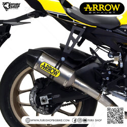 ท่อมอเตอร์ไซค์ Arrow Slip on Titanium-Carbon : for Yamaha R1/R1M 2015-2019