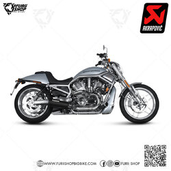 ท่อแต่ง Akrapovic V Rod Black : for Harley Davidson V-Rod
