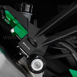 พักเท้าหลัง BIKERS สีเขียว FOR KAWASAKI Z1000