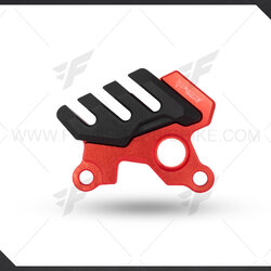 การ์ดบังปั๊มหน้า Fakie X-MAX300 สีแดง