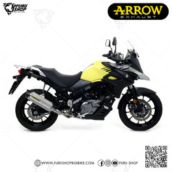ท่อมอเตอร์ไซค์ Arrow 3/4 Titanium-Carbon : for Suzuki Vstorm 650 17-23