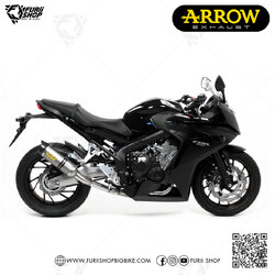ท่อมอเตอร์ไซค์ Arrow 4-2-1 Titanium-Carbon : for Honda CBR650F / CB650F 14-18