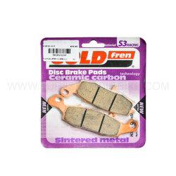 ผ้าเบรกหน้า GOLDFREN S3 (ขวา) FOR KAWASAKI ER6N/NINJA650 (2006-2016)