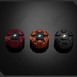 ฝาปิดกระปุกน้ำมันเบรกหลัง Bikers (Rear Brake Reservoir Cover) Kawasaki NINJA 250 (2013)