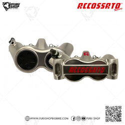 ปั้มล่างคู่ Accossato Radial Brake 4P Caliper CNC (PZ005K-SD)
