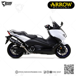 ท่อมอเตอร์ไซค์ Arrow Dark-Carbon : for Yamaha TMAX530 SX/DX 2017-2019 & TMAX560 2020-2021 & All new Tmax560 2022-2023