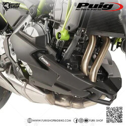 อกล่าง Puig Belly Pan Black : for Kawasaki Z650 2017-2019