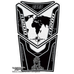 กันรอยกลางถังน้ำมัน BMW R1200 GS ADV LC White / Black