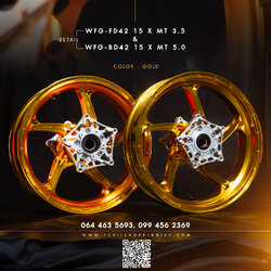 ล้อ MFZ for Yamaha T-max560 18-24' สีทอง