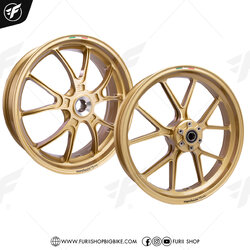 ล้อ MARCHESINI 10 SPOKES WHEEL MATTE GOLD Ducati 899/959 Panigale