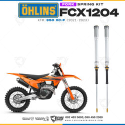 สปริงโช้คหน้า Ohlins FCX1204 For KTM 350 XC-F 2021-2023