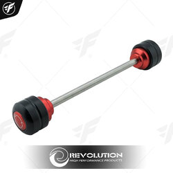 แกนล้อหน้ากันล้ม REVOLUTION V2 FORZA300 NEW 2018 แดง