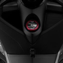 ฝาปิดสวิตซ์กุญแจ BIKERS สีแดง FOR YAMAHA NMAX155