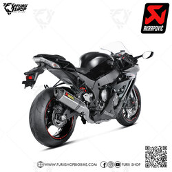 ท่อแต่ง Akrapovic Slip on Titanium คอตรง : for Kawasaki Zx10RR 2021-2022 All new !!
