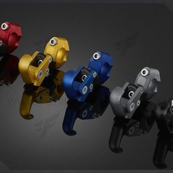 ชุดที่แขวนของพับได้พร้อมประกับยึดด้ามแฮนด์ (Convenience Hook with Rotating Bar Clamp) Bikers Kawasaki NINJA 650 ABS (2012-2016)