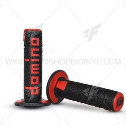 ปลอกแฮนด์ DOMINO A360 สีดำ แดง