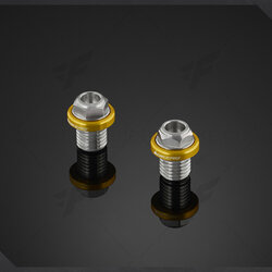 น็อตอุดกระจก Bikers สีทอง