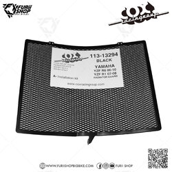 การ์ดหม้อน้ำ Cox Racing Radiator Guard (Black) : for Yamaha R6 2017-2021