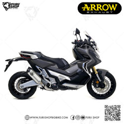 ท่อมอเตอร์ไซค์ Arrow Slip on Titanium-Carbon Shorty : for HONDA XADV 750 2017-2020/All new 2021-2023