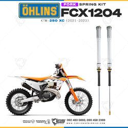 สปริงโช้คหน้า Ohlins FCX1204 For KTM 250 XC 2021-2023