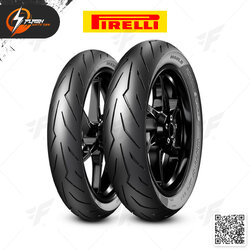 ยางมอเตอร์ไซค์ Pirelli Diablo Rosso Sport : F 100/80-17 + R 120/70-17