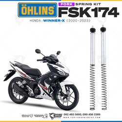 สปริงโช้คหน้า Ohlins FSK174 For Honda Winner-X 2020-2023