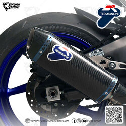 ท่อมอเตอร์ไซค์ Termignoni Slip on Carbon : for Yamaha YZF R1/R1M 2020-2023