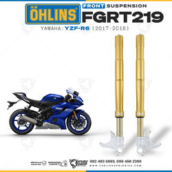 โช๊คหน้า OHLINS FGRT 219 FOR Yamaha YZF-R6 2017-2018