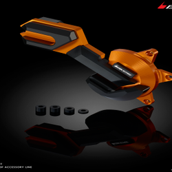 กันแคร้ง BIKERS สีส้ม FOR HONDA CB650F